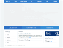 Tablet Screenshot of columbiamedicine.org